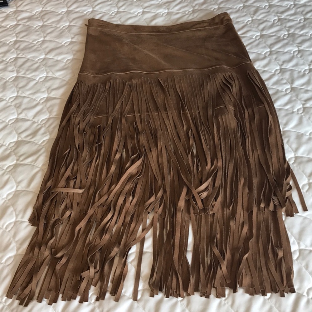 Fringe skirt
